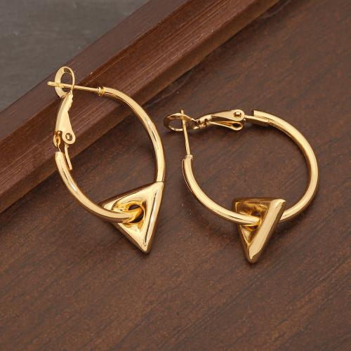 Stainless Steel Lever Back Earring, 304 Stainless Steel, plated, fashion jewelry & different styles for choice & for woman, golden, Sold By Pair