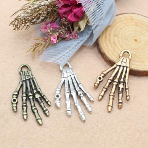 Tibetan Style Skull Pendants, plated, DIY, more colors for choice, 19x35mm, Sold By PC