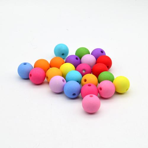 Frosted Acrylic Beads, DIY & different size for choice, more colors for choice, Sold By Bag