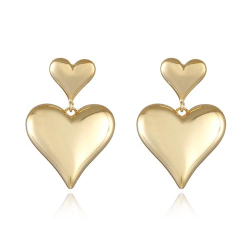 Brass Stud Earring, plated, different styles for choice & for woman, golden, Sold By Pair