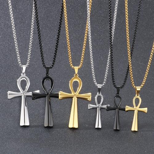 Stainless Steel Jewelry Necklace, 304 Stainless Steel, Vacuum Ion Plating, Unisex, more colors for choice, Sold By PC