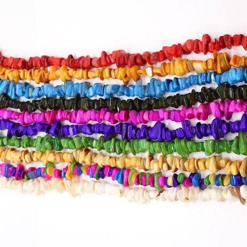 Natural Freshwater Shell Beads, Nuggets, DIY, more colors for choice, about:10x15mm, Sold Per Approx 38 cm Strand