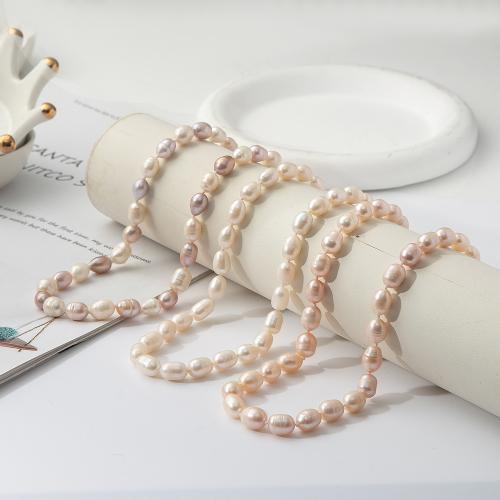 Natural Freshwater Pearl Necklace, for woman, more colors for choice, Length:43 cm, Sold By PC