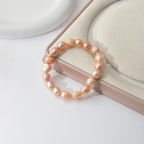 Pulseras de Perlas Freshwater, Perlas cultivadas de agua dulce, para mujer, longitud:18.5 cm, Vendido por UD