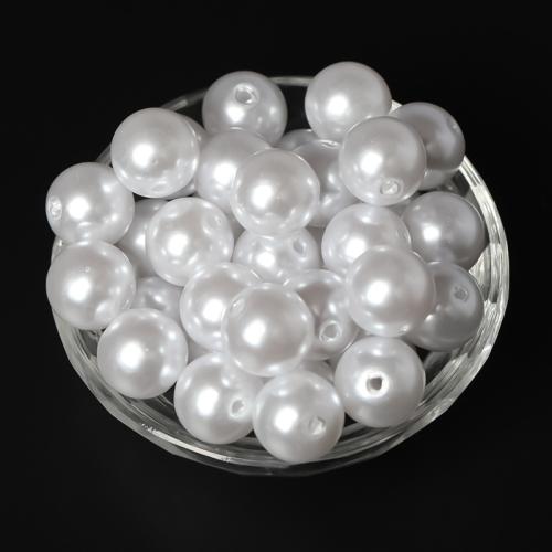 ABS Plastic Beads, ABS Plastic Pearl, DIY & different size for choice, more colors for choice, 10PCs/Bag, Sold By Bag