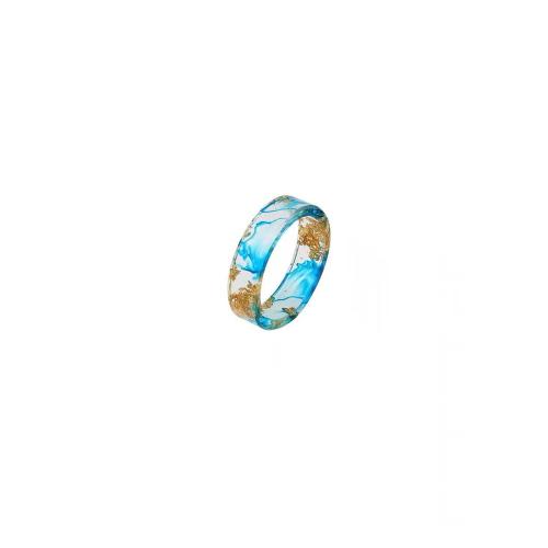 Resin Finger Ring, plated, fashion jewelry & Unisex, more colors for choice, Inner diameter 1.8cm, Sold By PC