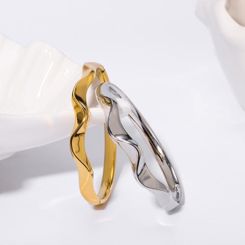 Stainless Steel Finger Ring, 304 Stainless Steel, Vacuum Ion Plating, for woman, more colors for choice, Sold By PC