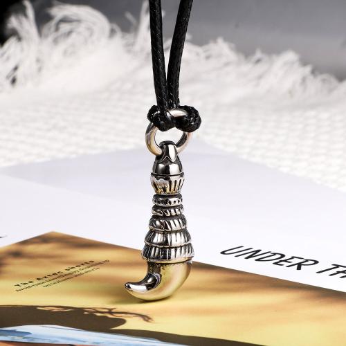 Stainless Steel Jewelry Necklace, 304 Stainless Steel, Vacuum Ion Plating, for man, Sold By PC