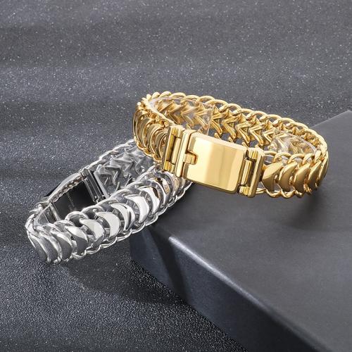 Bracelet en acier inoxydable, Acier inoxydable 304, pour homme, plus de couleurs à choisir, Vendu par PC