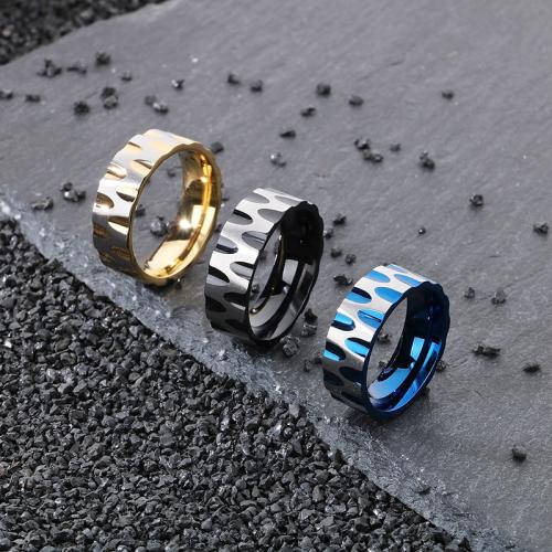 Stainless Steel Finger Ring, 304 Stainless Steel, Vacuum Ion Plating, for man, more colors for choice, Sold By PC