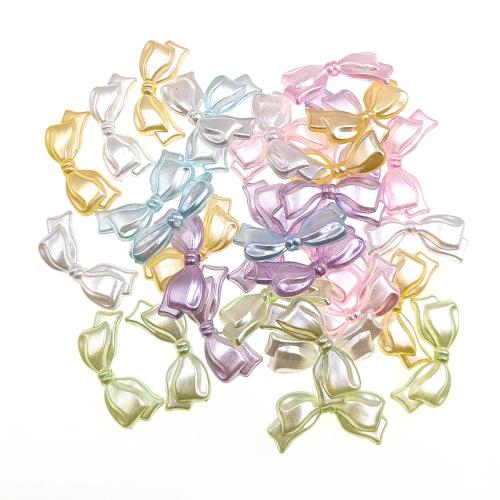 ABS Plastic Beads, Bowknot, DIY, more colors for choice, 30x14mm, Approx 500PCs/Bag, Sold By Bag