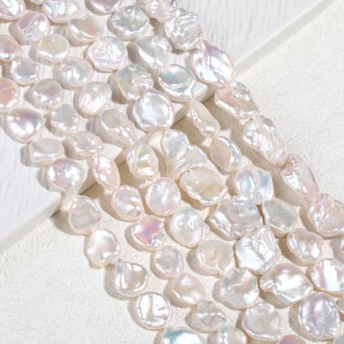 Cultured Baroque Freshwater Pearl Beads, DIY, white, aboutuff1a13-15mm, Sold Per Approx 38-41 cm Strand