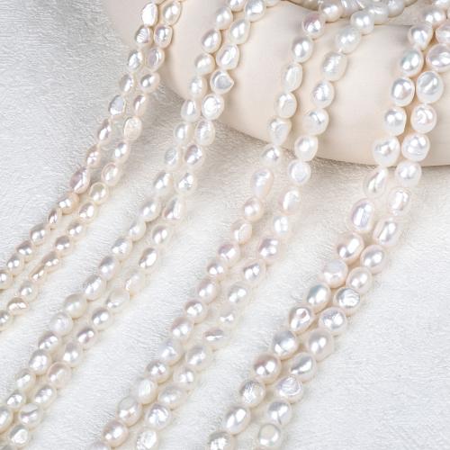 Keshi Cultured Freshwater Pearl Beads, DIY & different size for choice, white, Sold Per Approx 38 cm Strand