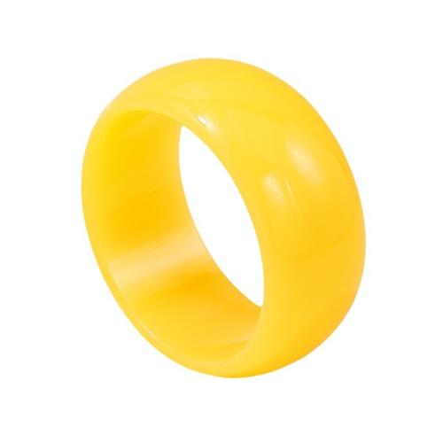 Acrylic Bracelets, plated, for woman, yellow, Sold By PC