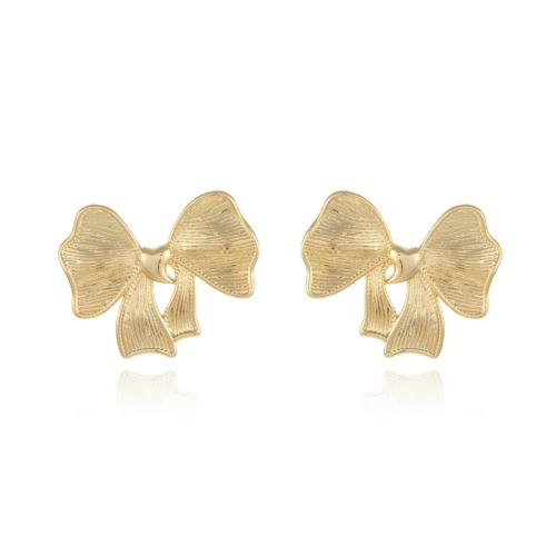 Brass Stud Earring, plated, different styles for choice & for woman, golden, Sold By Pair