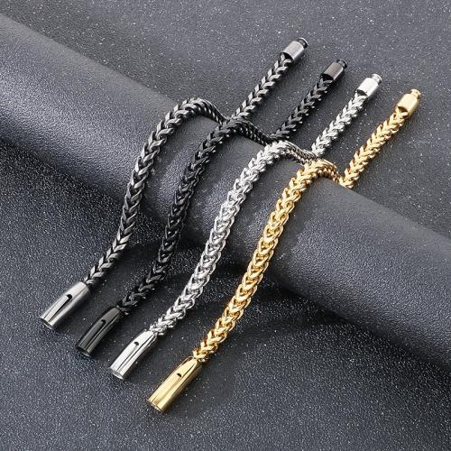 Stainless Steel Jewelry Bracelet, 304 Stainless Steel, Vacuum Ion Plating, different size for choice & for man, more colors for choice, Sold By PC