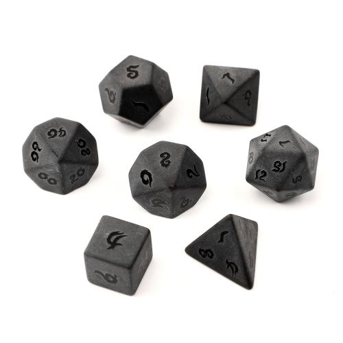 Dice for games, Obsidian, Carved, different styles for choice, Sold By PC