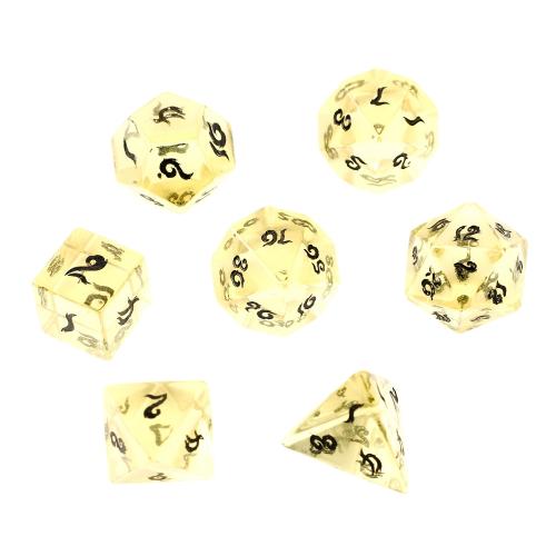 Dice for games, Crystal, Geometrical Pattern, Carved, different styles for choice, Sold By PC