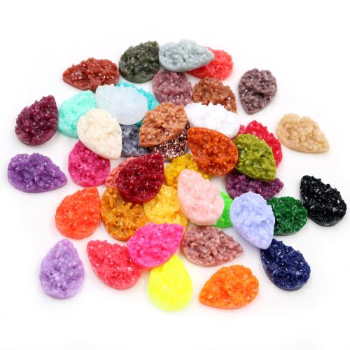 Fashion Resin Cabochons, Teardrop, DIY & different size for choice, more colors for choice, Approx 100PCs/Bag, Sold By Bag