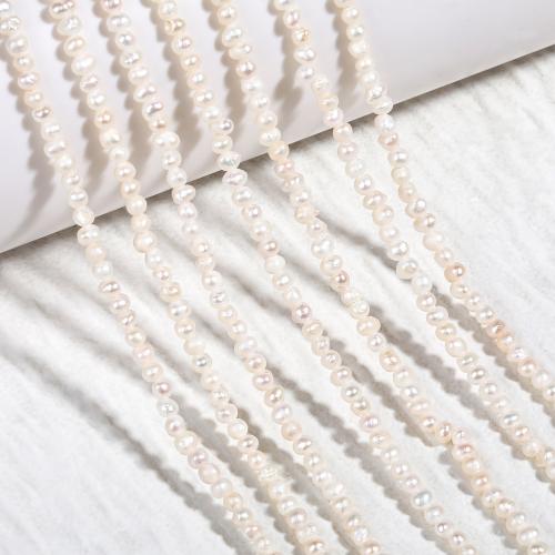 Keshi Cultured Freshwater Pearl Beads, DIY, white, about:2-2.5mm, Sold Per Approx 35-36 cm Strand