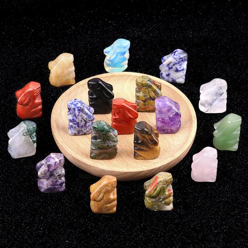 Fashion Decoration, Natural Stone, Rabbit, fashion jewelry & different materials for choice, more colors for choice, Sold By PC