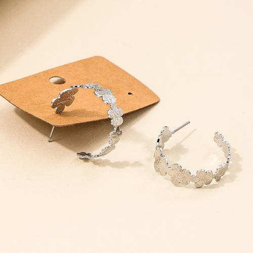 Tibetan Style Stud Earring, plated, for woman, more colors for choice, Sold By Pair