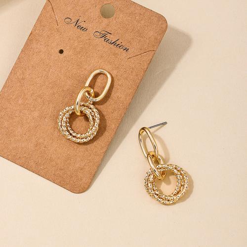 Boucle d'oreille dormeuse en alliage de zinc, Placage, pour femme, plus de couleurs à choisir, Vendu par paire