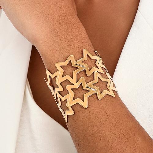 Tibetan Style Bangle, Star, plated, for woman, more colors for choice, Sold By PC