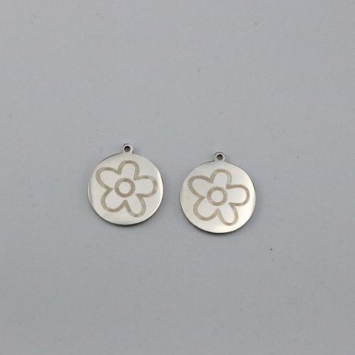 Stainless Steel Pendants, 304 Stainless Steel, Vacuum Ion Plating, DIY, 17x20mm, 100PCs/Bag, Sold By Bag