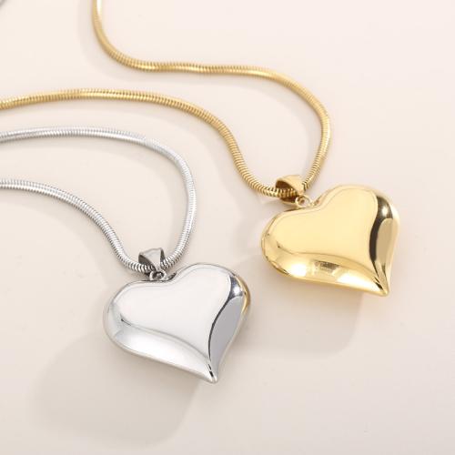 Fashion Stainless Steel Jewelry Sets, 304 Stainless Steel, Heart, Vacuum Ion Plating, for woman, more colors for choice, Sold By PC