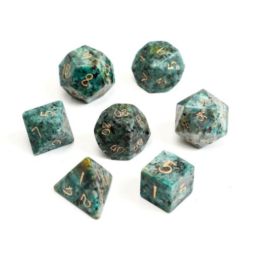 Dice for games, African Turquoise, Geometrical Pattern, different styles for choice, Sold By PC