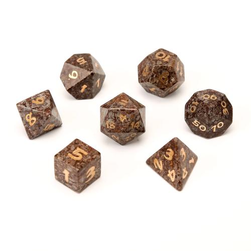 Dice for games, Snowflake Obsidian, Geometrical Pattern, different styles for choice, Sold By PC