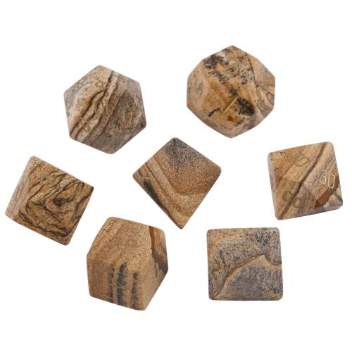 Dice for games, Picture Jasper, Geometrical Pattern, different styles for choice, Sold By PC