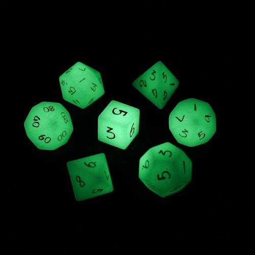 Dice for games, Night-Light Stone, Geometrical Pattern, different styles for choice, Sold By PC