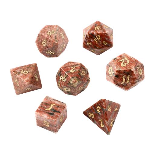 Dice for games, Sesame, Geometrical Pattern, Carved, different styles for choice, Sold By PC