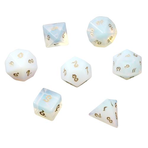 Dice for games, Opal, Geometrical Pattern, different styles for choice, Sold By PC