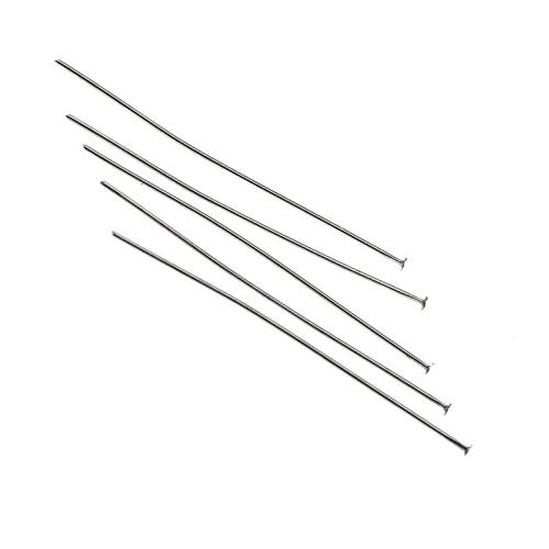 Stainless Steel Headpins, 304 Stainless Steel, DIY & different size for choice, original color, nickel, lead & cadmium free, Approx 500PCs/Bag, Sold By Bag