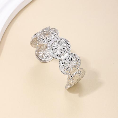 Tibetan Style Bangle, petals, plated, for woman, more colors for choice, Sold By PC