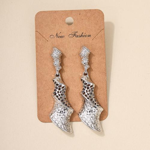 Boucles d'oreilles en alliage de zinc, Placage, pour femme, plus de couleurs à choisir, Vendu par paire