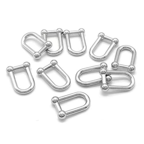 Stainless Steel Jewelry Clasp, 304 Stainless Steel, plated, DIY, original color, Sold By PC