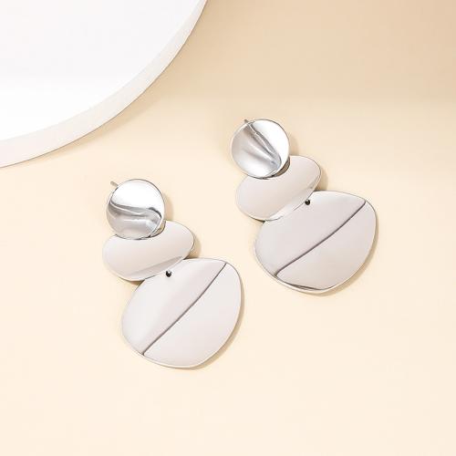 Tibetan Style Stud Earring, plated, for woman, more colors for choice, Sold By Pair