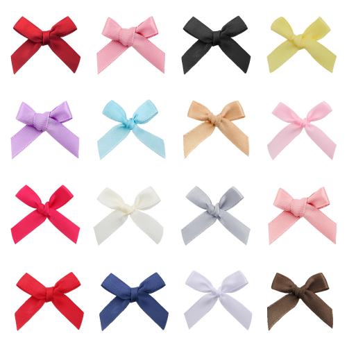 Polyester Bowknot Decoration, handmade, DIY, more colors for choice, 50PCs/Bag, Sold By Bag