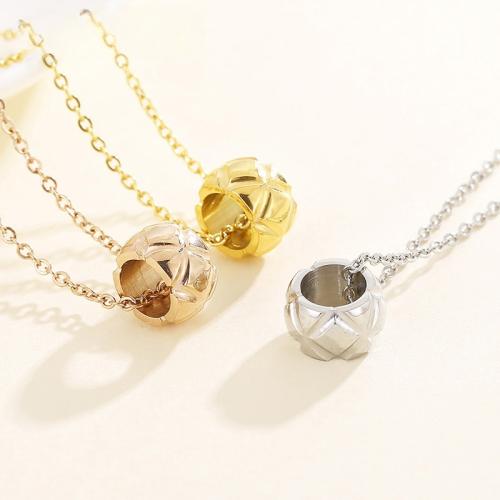 Stainless Steel Jewelry Necklace, 304 Stainless Steel, Vacuum Ion Plating, for woman, more colors for choice, Length:21-50 cm, Sold By PC