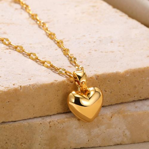 Brass Necklace, Vacuum Ion Plating, for woman, more colors for choice, Sold By PC