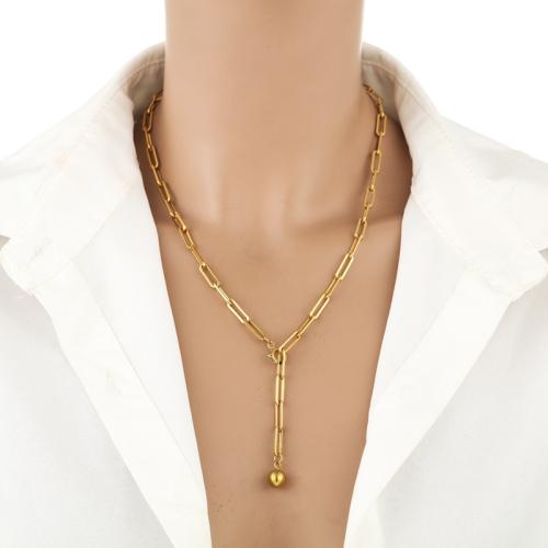 Collier de bijoux en acier inoxydable, Acier inoxydable 304, pour femme, plus de couleurs à choisir, Vendu par PC