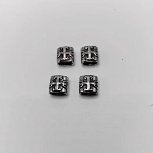 Edelstahl-Beads, 304 Edelstahl, poliert, DIY, 5x10mm, verkauft von PC