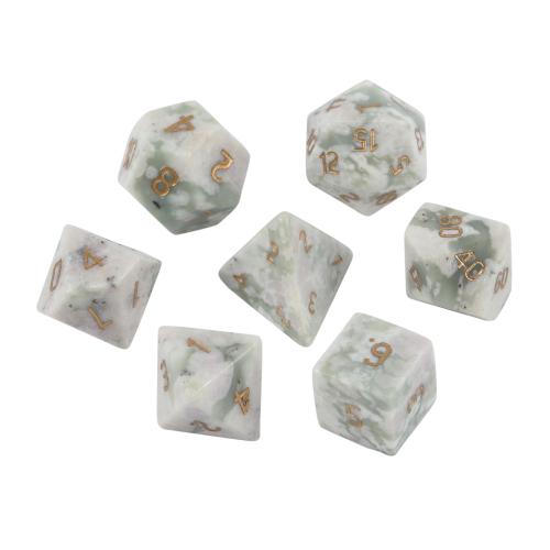 Dice for games, Lucky Stone, Geometrical Pattern, Carved, different styles for choice, Sold By PC