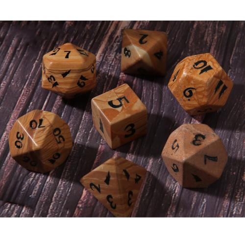 Dice for games, Grain Stone, Geometrical Pattern, different styles for choice, Sold By PC