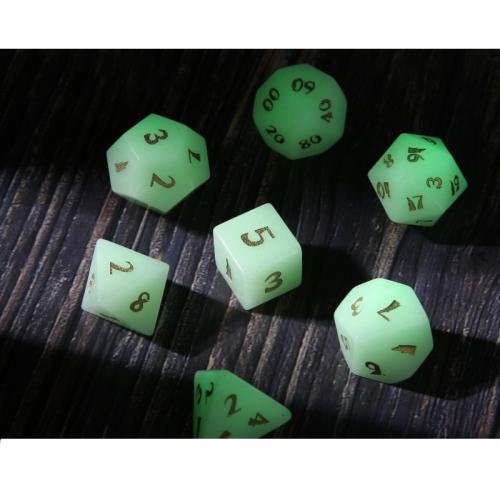 Dice for games, Night-Light Stone, Geometrical Pattern, different styles for choice, Sold By PC