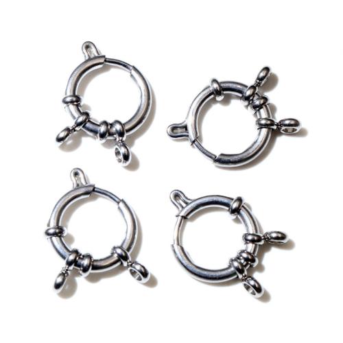 Stainless Steel Spring Ring Clasp, 304 Stainless Steel, DIY & different size for choice, original color, Sold By PC